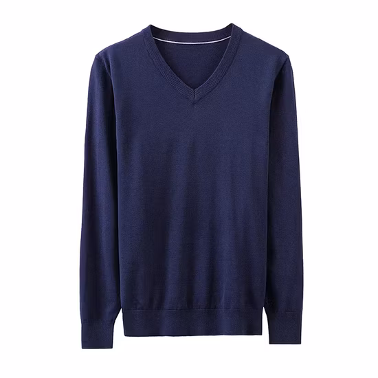 100% プレミアム カシミア クラシック ファッション愛好家レジャー シームレス メンズ パーカー セーター